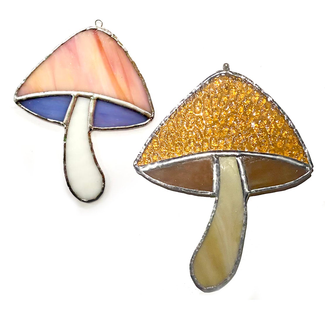 Mushroom Stained Glass 06/28, 35pm STRANGE EARTH STUDIO
